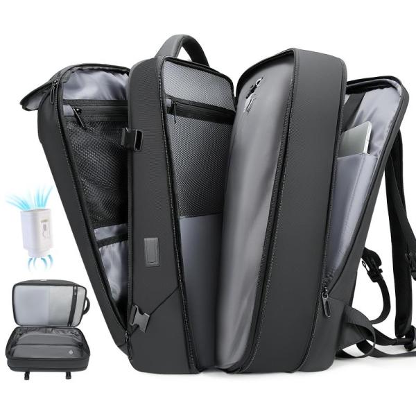 Luggage - Biaggi Zipsak Boost! Foldable Underseat Carry-On, Leather Briefcase Bag for Men