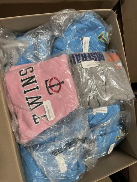 Bulk Lot of 500 MLB Assorted Licensed Youth And Adult