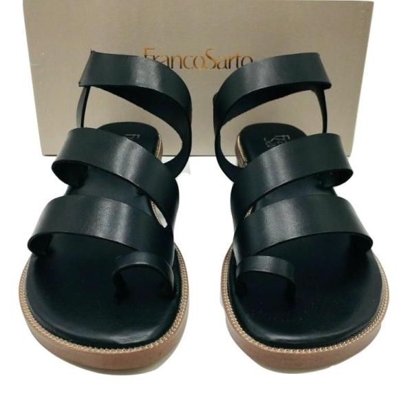 24 Pair Franco Sarto Women's Laritza Black Leather Sandal