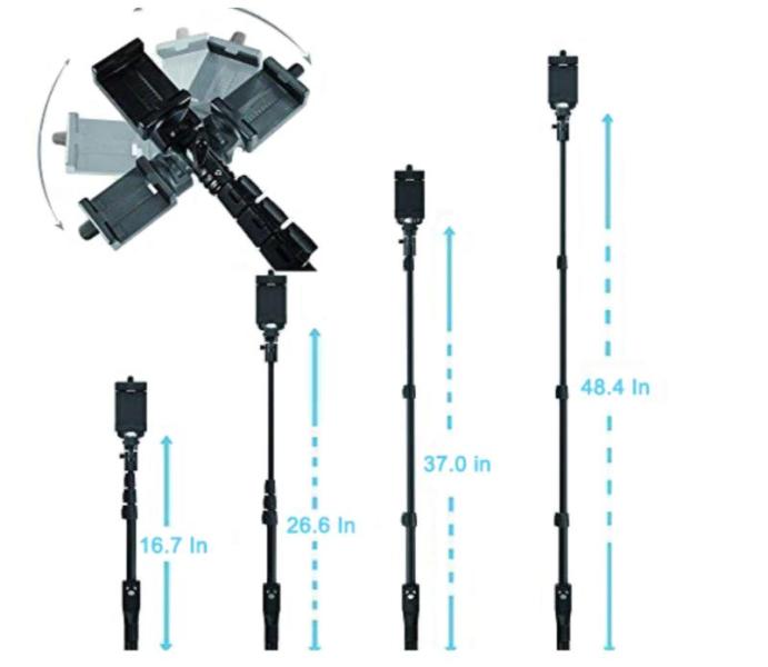 Fugetek 49 Inches Professional High End Monopod Selfie Sticks
