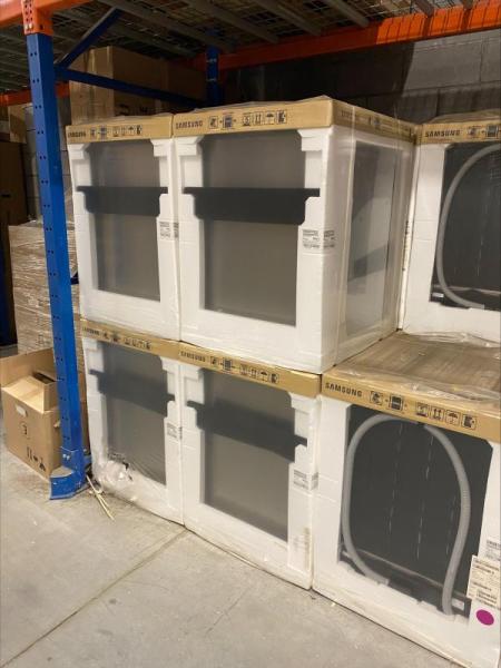 Lot of 17 Samsung Dishwashers in Stainless Steel