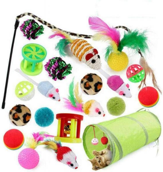 144 Units Pet Toys and Accessories - Great Assortment For Cats & Dogs