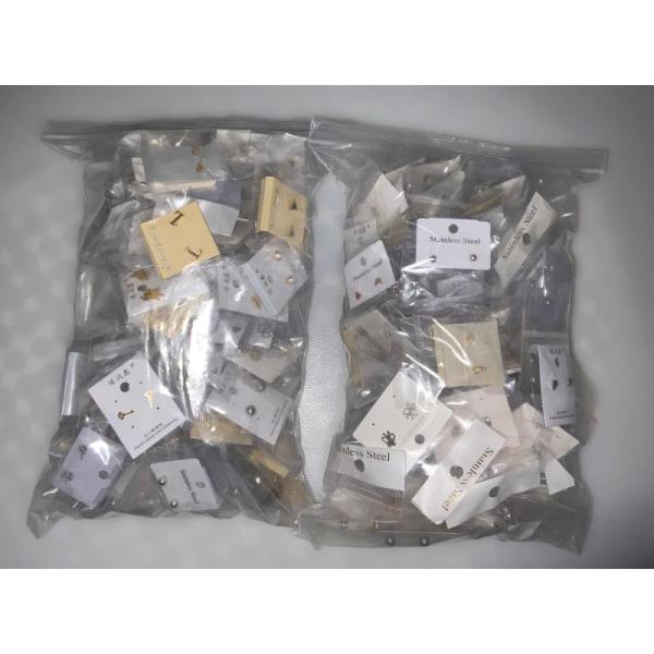 400pairs - Fashion Earrings Stainless Steel Variety Pack