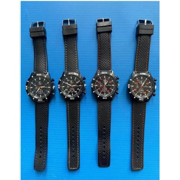 60X New Mens Quartz Watches Luxury Style Stainless Steel Racing Watch