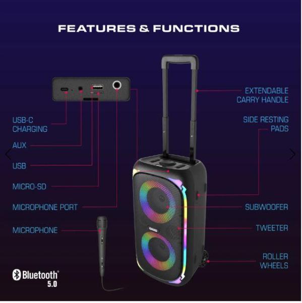 Okko Sonic Bass Party V4 Speakers - MSRP