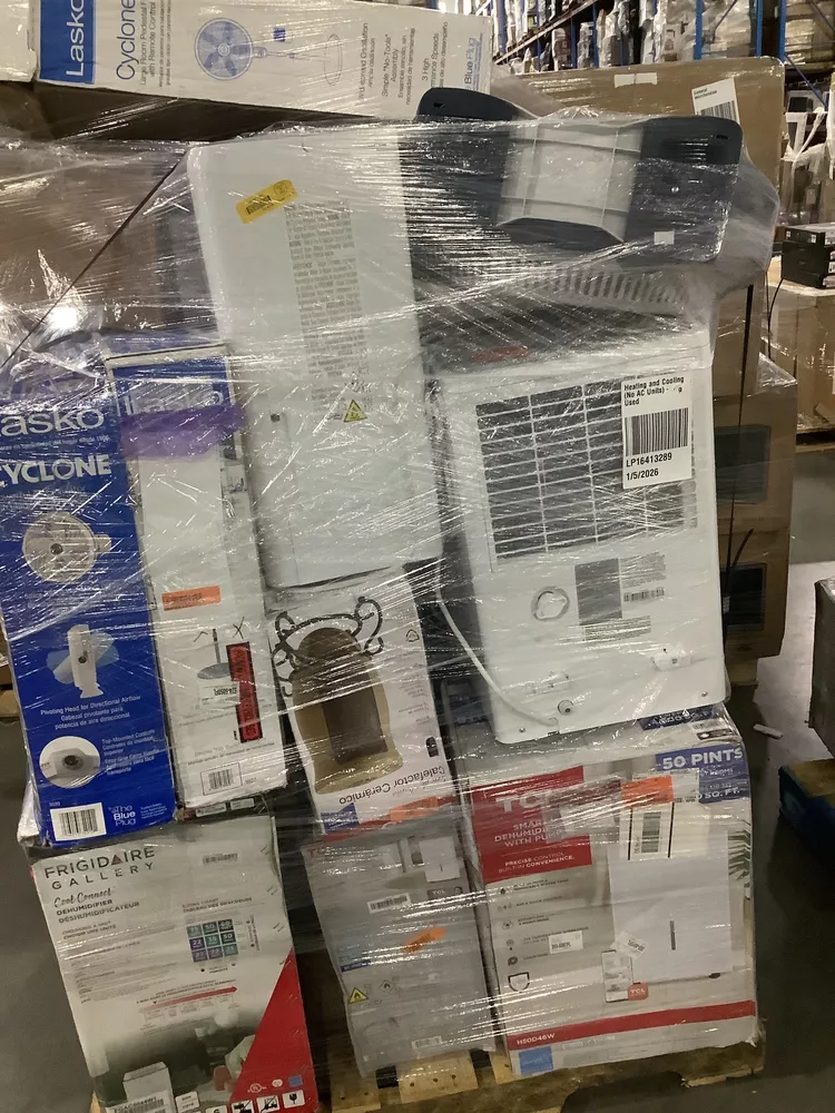Truckload - 24 Pallets - 682 Pcs - Humidifiers / De-Humidifiers, Accessories, Fans - Mixed Conditions - Major Retailer - WH1T17