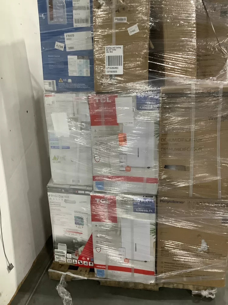 Truckload - 24 Pallets - 682 Pcs - Humidifiers / De-Humidifiers, Accessories, Fans - Mixed Conditions - Major Retailer - WH1T17