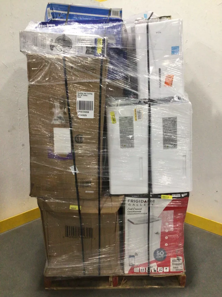 Truckload - 24 Pallets - 682 Pcs - Humidifiers / De-Humidifiers, Accessories, Fans - Mixed Conditions - Major Retailer - WH1T17